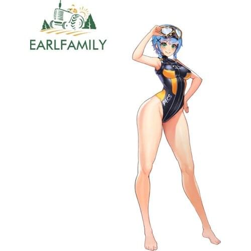 EARLFAMILY 13cm x 5.1cm Car Sticker for Last Origin Sexy Decals Waterproof Laptop Vehicle Windshield Decor Vinyl Car Wrap