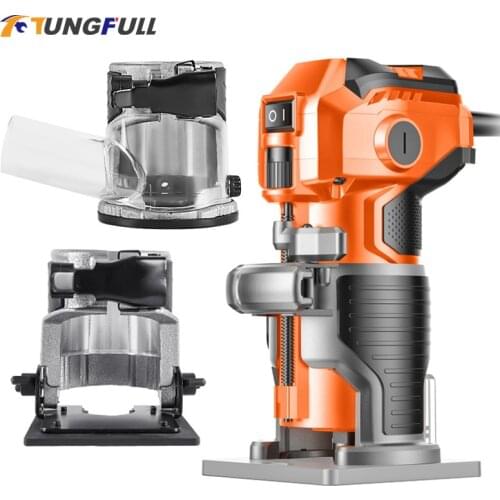 Aluminum Alloy Trimmer Base Dust Cover Board Electric Milling Machine Woodworking Slotting Machine Edge Cutter Inclined Board