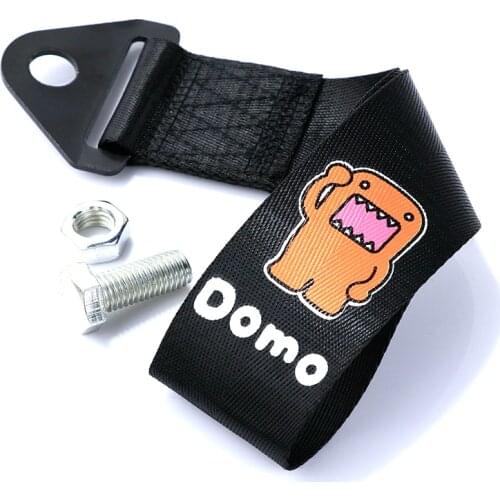 JDM Emblem High Strength Nylon Tow Strap Towing Rope Belt For Honda TOYOTA NISSAN RALLIART Subaru