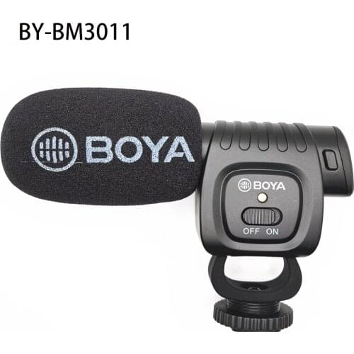 Boya audio camera microphone cardioid condenser microphone with condenser video Canon Nikon Digital mobile phone live video blog