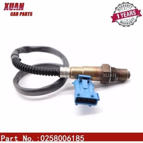 Oxygen O2 Lambda Sensor 0258006185 For Peugeot 607 406 407 807 Expert 106 308 1007 206 207 306 307 Partnerspace 0 258 006 185
