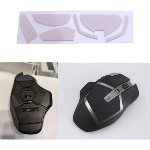 69HA Mouse Skates Pads 1Pack White Rounded Curved Edges Mouse Feet Stickers Replacement Compatible with G602 Mouse