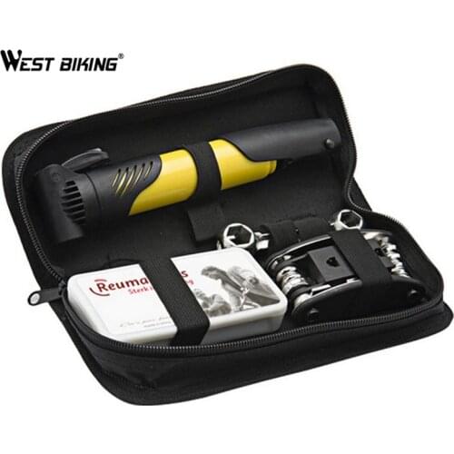 Multifunction Bicycle Repair Tools Ferramenta Bike Pump Tire Repair Parches Bicicleta Wrench Riding Cycling Bike Tools Bag Sets