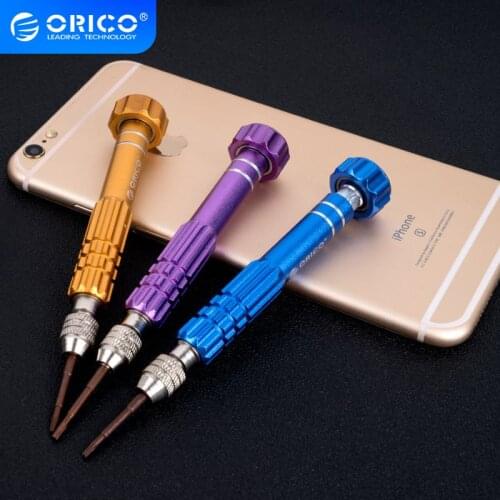 ORICO 5 in 1 Screwdriver Set Repair Tools Kit For iPhone Cellphone Precision Screwdriver Repair Kit Accessory For Celular Phone