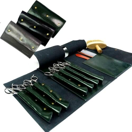 Salon Hairdresser Scissors Tool Holster Folding Bag Hair Stylist Barber Scissor Comb Pouch Case