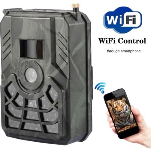 Pr300 WiFi hunting camera 24MP wildlife trail camera Pir infrared night vision wireless app surveillance scouting photo traps
