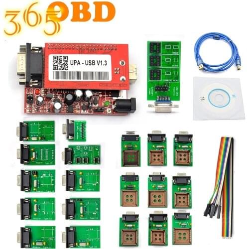 UPA USB Programmer Full Package UPA USB 1.3 Programmer AUTO ECU Programmer Full Set UPA Adapter UPA V1.3 ECU Programmer UAP Prog