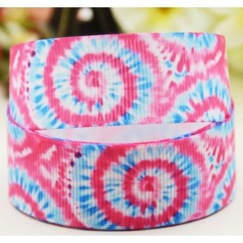 22mm 25mm 38mm 75mm Abstract pattern printed Grosgrain Ribbon party decoration 10 Yards X-03846