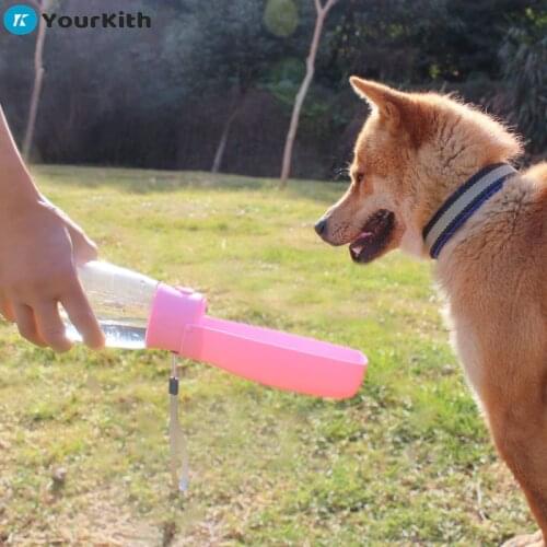 YourKith Dog Water Bottle Foldable Portable Bottle for Small Medium Large Dog Drinking Bottle Outdoor Travel Water Bowl