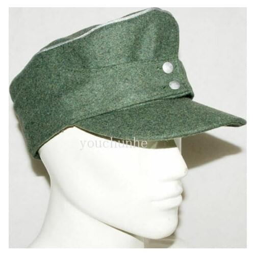 Tomwang2012. WWII WW2 German Wh Officer M43 Panzer Wool Field Cap MILITARY Reenactments