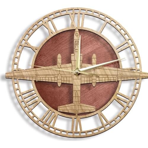 U-2 Dragon Lady Military Pilot Wall Clock Reconnaissance Aircraft Silent Non Ticking Wall Watch Airplane Aviation Art Timepieces