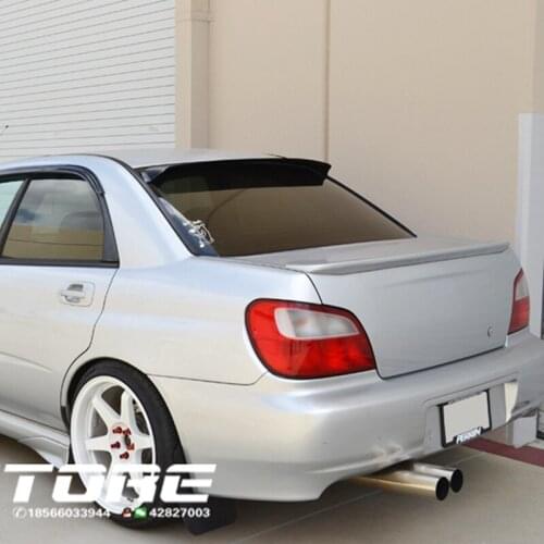 For Subaru xv wrx 2002-2019 high quality top abs Fiber rear boot Wing Spoiler Rear Roof Spoiler Wing Trunk Lip Boot Cover