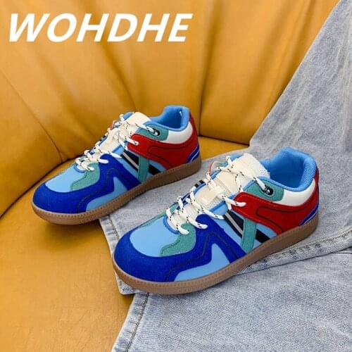 WOHDHE Women Sport Shoes Casual Canvas Comfortable Walking Breathable Outdoor Shoes Mixed-colors Lace-up Graffiti Fashion New
