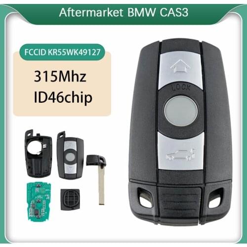 CN006025 Aftermarket 3 Buttons Remote Key Fob 315Mhz Replacement Keyless Entry KR55WK49127 Fit For BMW CAS3