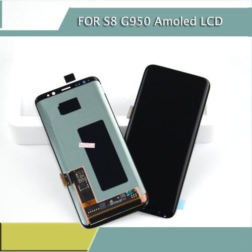 LCD Screen for Samsung Galaxy S8 Display G950 S8 G950 G950F Assembly Super Amoled Replacement