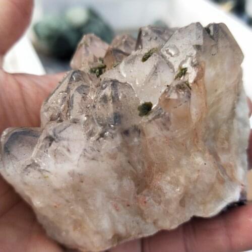 100-600g Natural Tourmaline stone Raw Energy Gemstone Quartz Stone cluster Healing Treatment for Handicraft home Decorating