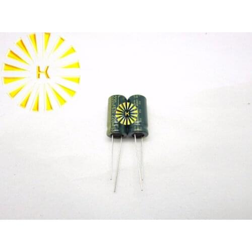 200pcs X 100% New 220UF 63V 10X20 LOW ESR Aluminum Electrolytic Capacitor Connector