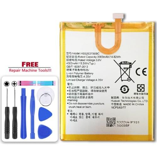 4000mAh HB526379EBC Battery For Huawei Y6 Pro Enjoy 5 HONOR 4c pro TIT-L01 TIT-TL00 -CL00 TIT-CL10 Batterie Tools