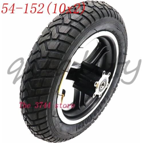 54-152/10x2 QIND tyre 10x2 tire with alloy rim hub for 10 inch Electric balance car,baby stroller 10*2 Electric scooter wheel