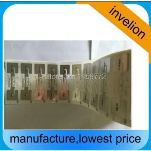 860-960MHz uhf rfid DogBone rfid label uhf rfid sticker inlay for sports running race timing system