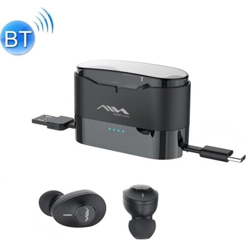 In-Ear Bluetooth-compatible Headset Aihua MK-X50B Running Earsets Sports With Removable Charging Case With USB Cable