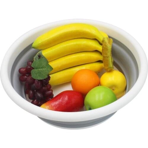 Large Size Portable Plastic Basin Wash Car Clothes Vegetable Washing Traveling RV Caravan Boat Foldable Washing Basin