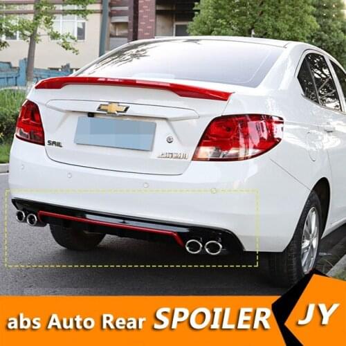 For Chevrolet Sail ABS Rear Bumper Diffuser Bumpers Protector For 2017-2018 Sail Body kit bumper rear lip rear spoiler
