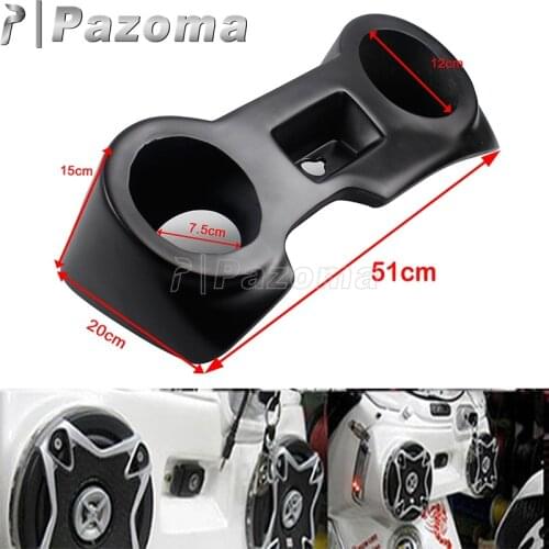 For SYM Voyager GTS 125 250 300 Motorcycle Scooter Fiberglass Speaker Trim Guard Woofer Box Horn Cover Tong Stereo Ring