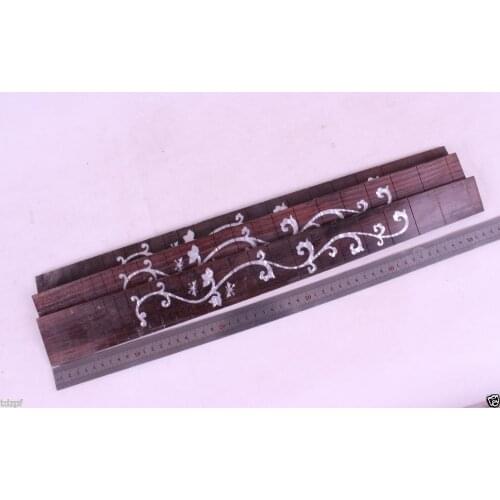 1 pcs Electric Guitar Fretboard Fingerboard Fretless rosewood Flower Inlaid