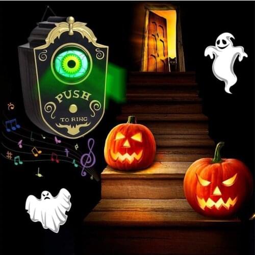 Halloween One-eyed Lightup Eyeball Door Bell Decoration Dropshipping