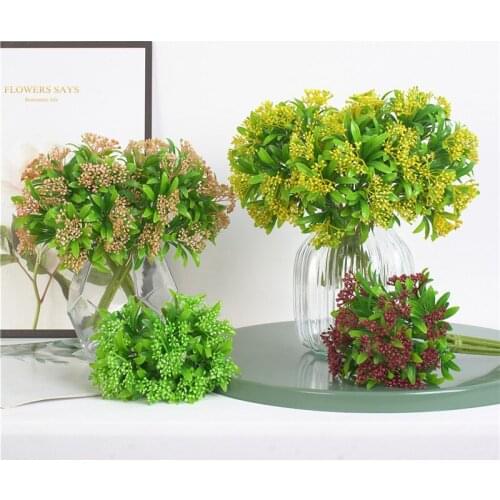 Artificial Berry Simulation Fruit 4 Color H-Q Small Fake Plant Wedding Decoration For Home Hotel Party Table Accessories 1Pc