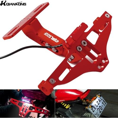 For Honda CBR600F 2011-2013 CBR 600F 1991-2007 2006 Motorcycle License Plate Bracket Licence Plate Holder Frame Number Plate