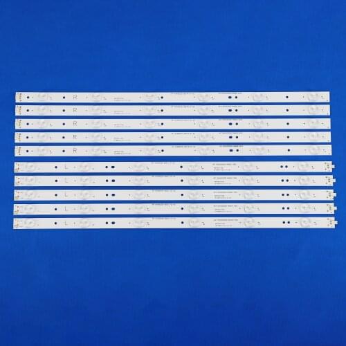 New Kit 10 PCS LED strip For LED49C1000n 49D1000/C1000 LB-C490F13-E2-L-G1-LD1 LD2 SE1 SE2 RF-AC490E30-0601R-01 0601L 12 lamp