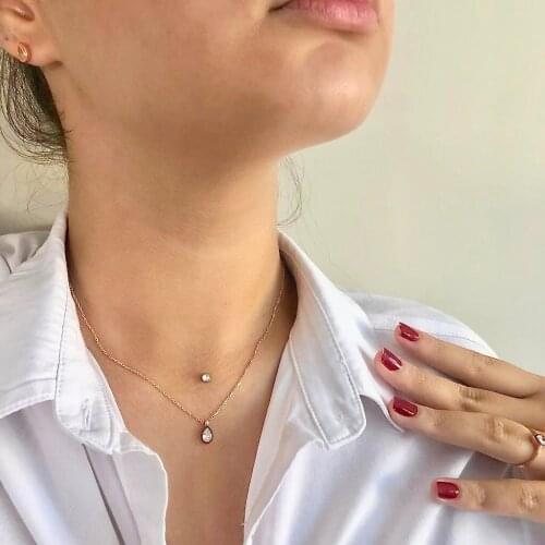 Whıte Drıp 925 Silver Set