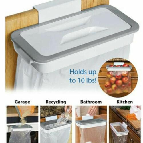Hanging Kitchen Cabinet Door Trash Rack Style Storage Garbage Bag Holder up 2019 Trash bag Storage Rack