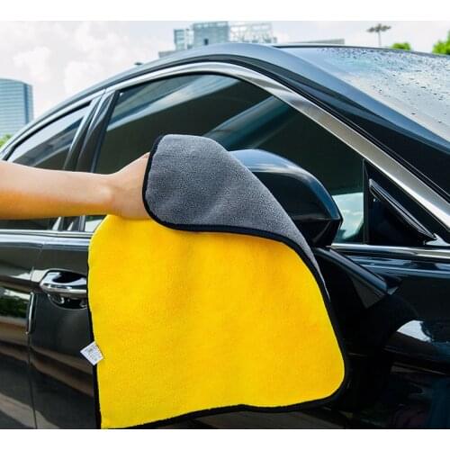30x30/60CM Car Wash Microfiber Towel Car Cleaning Drying Cloth Hemming Car Care Cloth Detailing Car Wash Towel for Toyota