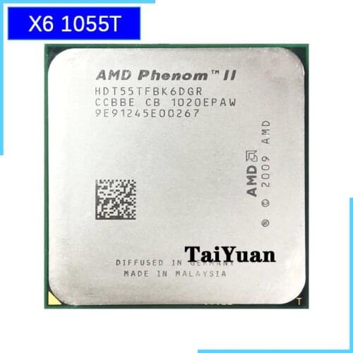 AMD Phenom II X6 1055T 1055 2.8G 125W Six-Core CPU processor HDT55TFBK6DGR Socket AM3