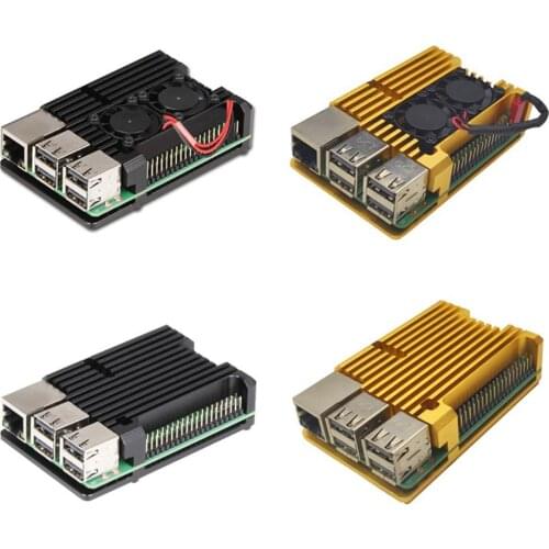 Durable and Stable Aluminum Alloy Radiator Protective Case Metal Cooling Shell For Raspberry Pi 3 Model B/B+/2B Accessories