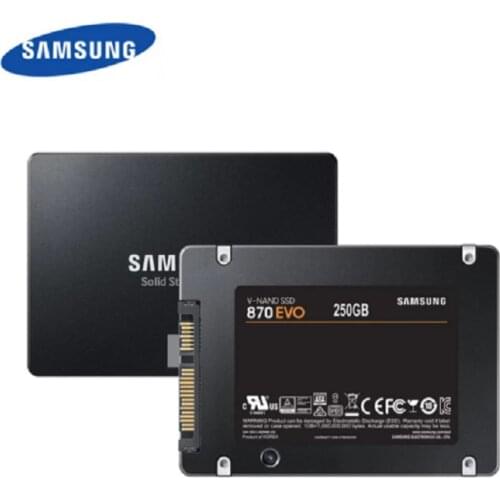SAMSUNG SSD 870 EVO 250GB 500GB Internal Solid State Disk HDD Hard Drive SATA 2.5 1TB 2TB Inch Laptop Desktop PC