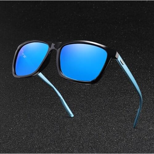 Polarized Sunglasses Men Square Vintage Polaroid Womens Sun Glasses Fashion Brand Retro Driving for Male Mirror Eyewear UV400