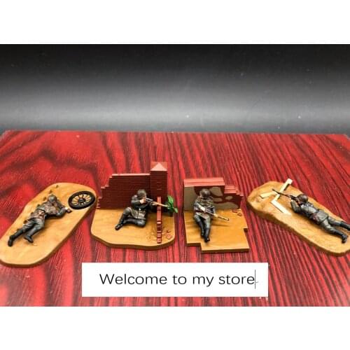 SUPER mini figure painted 1/72 German soldier 7pcs/set out of print