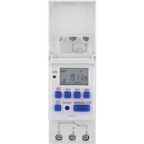 Universal Digital Programmable Timer Switch AHC15A DIN Rail Mounting AC220V