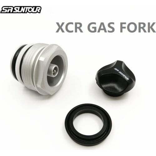 Original Suntour XCR Gas Fork Repair Parts Oil Gas Front Fork Inflation Valve Base XCR Mountain Bike Gas Fork Accessories