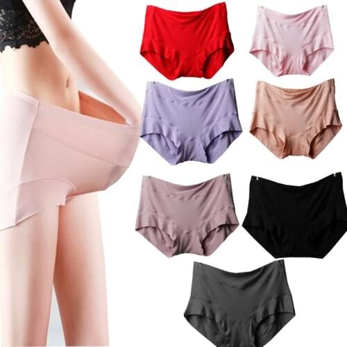 L-5XL Panties Women Plus Size Cotton Spandex Mid Waist Ladies Womens Ladies Comfort Soft Brief Underwear L XL XXL XXXL 4XL 5XL