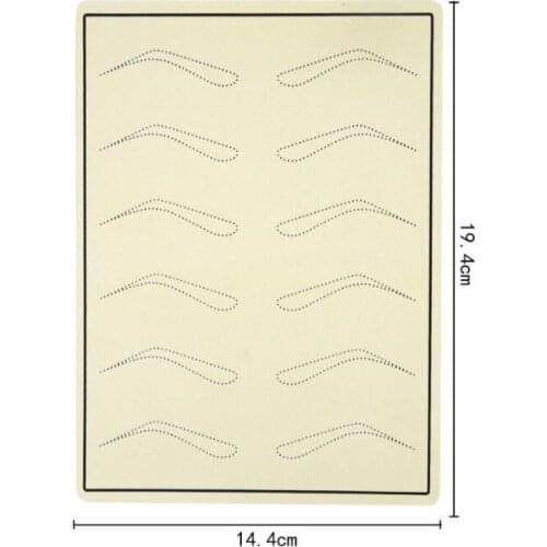 10pcs 3d Microblading Practice Skin Eye Lips Cosmeticed Fake Skin Eyebrow Tattoo Practice Skin Microblading Accesories Beginners