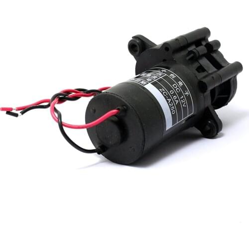 12V Mini Gear Pump Self-Sucking Water Pump (0-100 degrees) Corrosion-Resistant ZC-A250