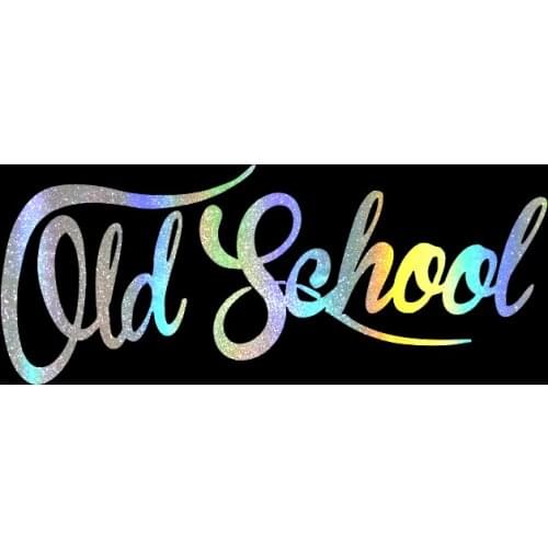 15.2*6.1CM Stickers on Old School 3D Car Sticker Vinyl Funny Stickers and Decals Auto Motorcycle Car Styling Bumper Decoration