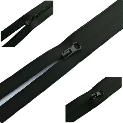 5 Meters 4 Zipper Puller 3# Lnvisible Self-Locking Waterproof Zipper Open End Zipper For Pillow Luggage Clothing