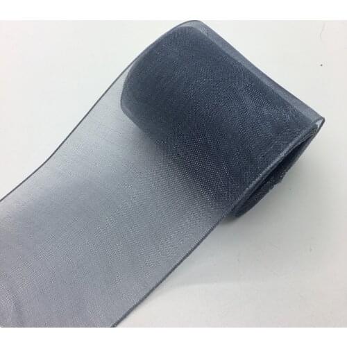 5yards/Lot 2" 50mm Gray Organza Ribbon Bow Wedding Decoration Lace Crafts