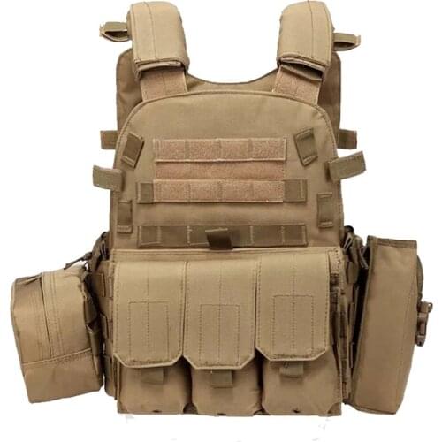 6094 Tactical Hunting Molle Vest Military Army Equipment Airosft Paintball Body Armor Assault Vest Plate Carrier Vest